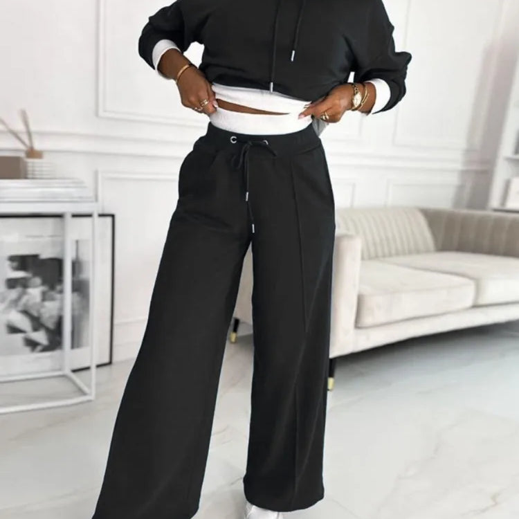 Ensemble Jogging Femme Hoodie et Pantalon Large Confort