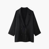 Ensemble Satiné Blazer et Pantalon Élégant