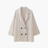 Ensemble Satiné Blazer et Pantalon Élégant