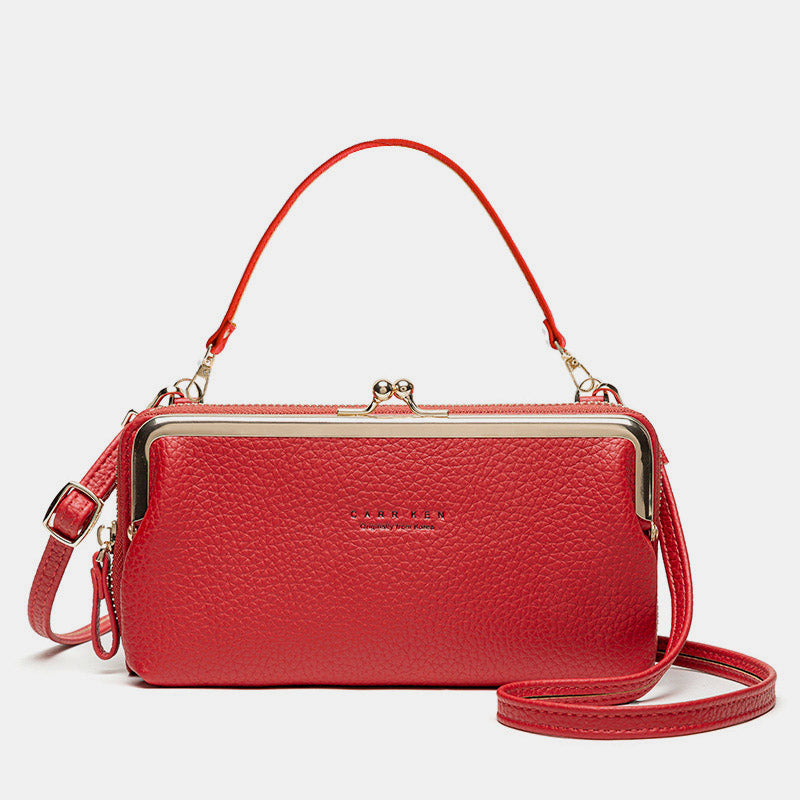 Sac téléphone bandoulière compact à plusieurs compartiments
