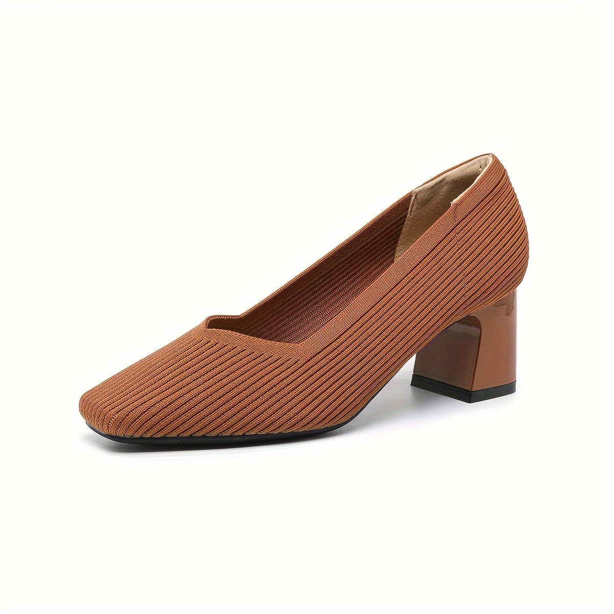 Escarpins Confortables Élégants Talon Carré Style Moderne