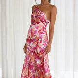 Robe Midi Femme Fleurie Bustier Sans Bretelles