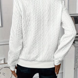 Pull Femme Zippé Col Rond Texturé