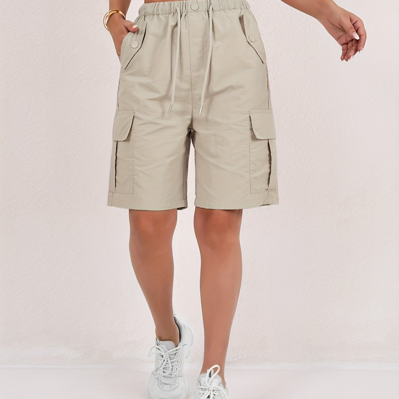 Short Cargo Taille Haute
