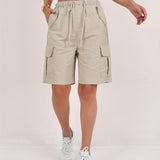 Short Cargo Taille Haute