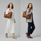 Sac En Cuir Marron Femme Classique