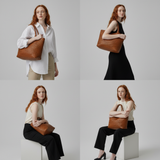 Sac En Cuir Marron Femme Classique