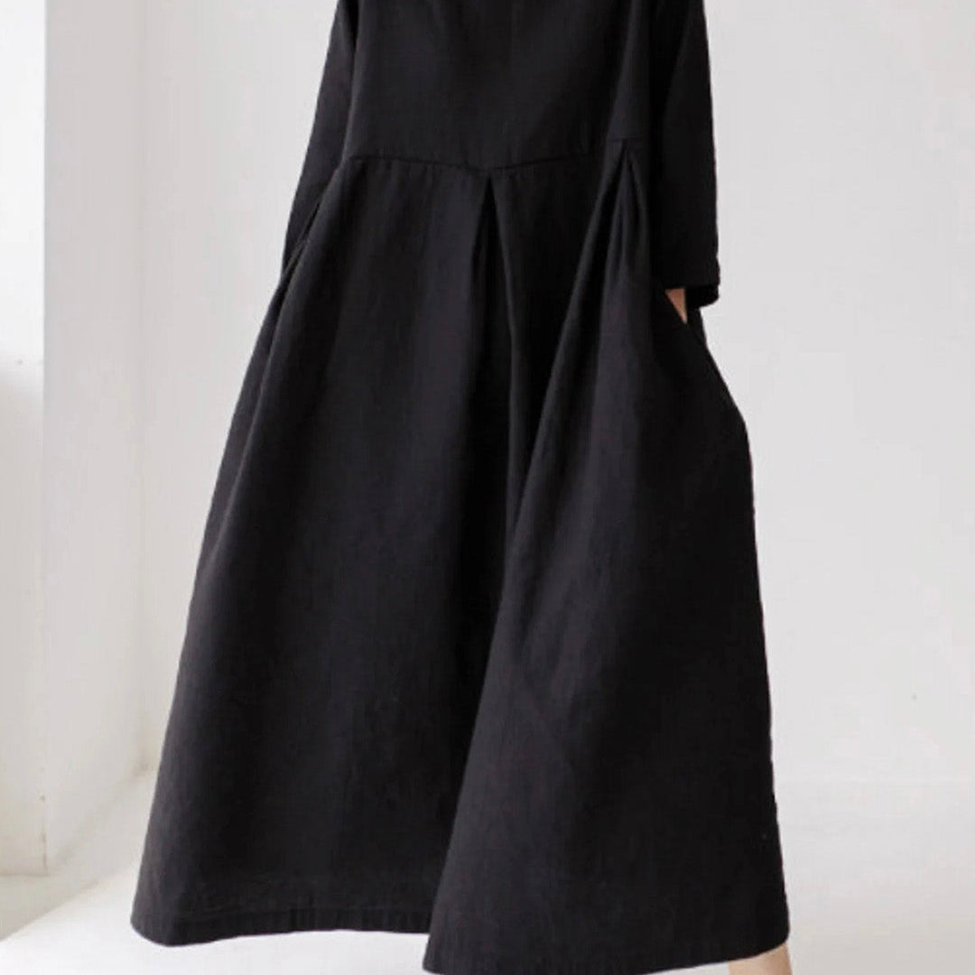 Robe Femme Longue Ample – Robe Minimaliste Élégante