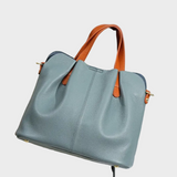 Sac En Cuir Gris Femme