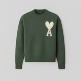 Pull Femme Cœur Lettre Brodé – Sweat Chic Intemporel