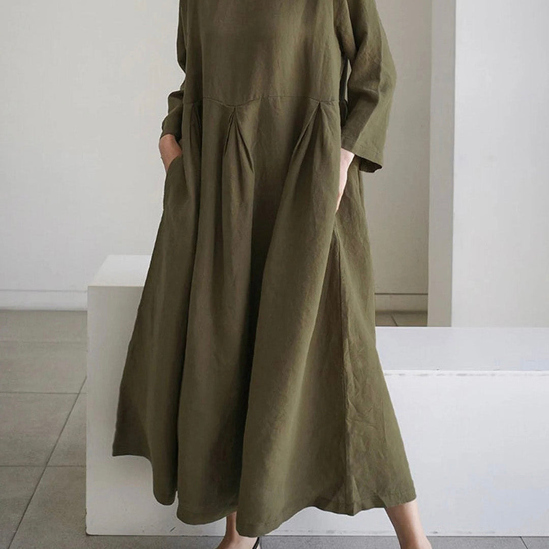 Robe Femme Longue Ample – Robe Minimaliste Élégante