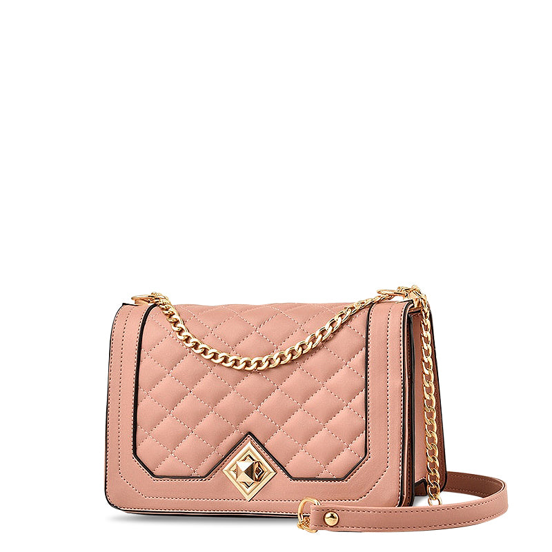Sac bandoulière femme matelassé avec anse amovible