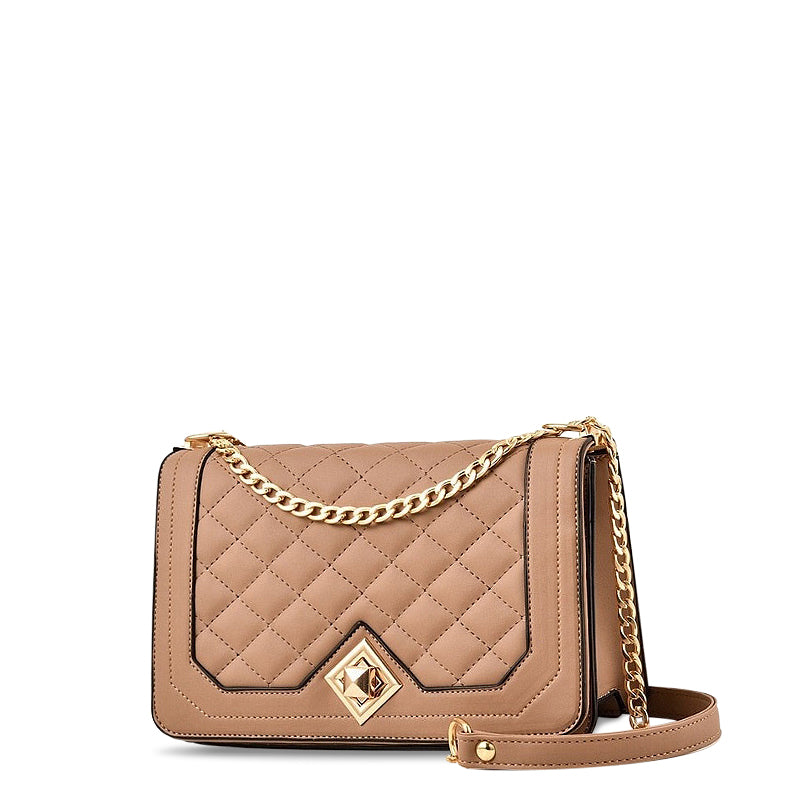 Sac bandoulière femme matelassé avec anse amovible