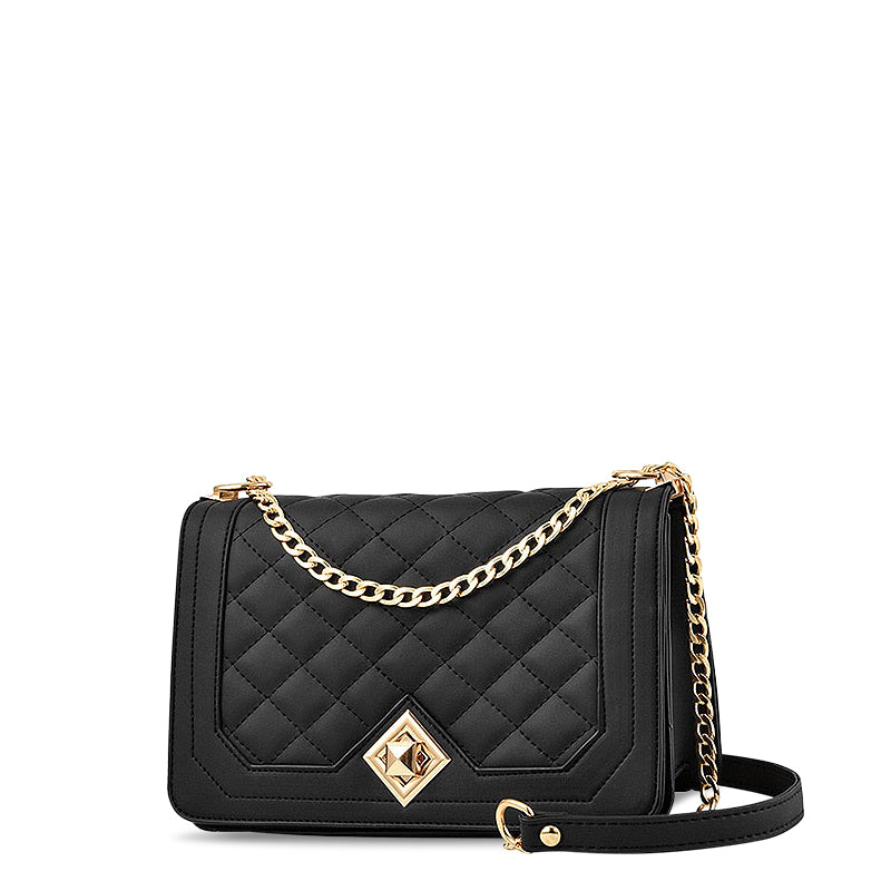 Sac bandoulière femme matelassé avec anse amovible