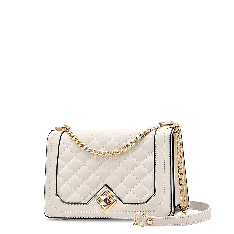 Sac bandoulière femme matelassé avec anse amovible