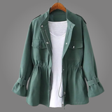 Manteau Vert Femme Élégant