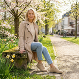 Damskie Niebieskie Sneakersy Sznurowane Z Profilowaną Podeszwą