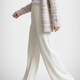Pantalon Fluide Élégant Taille Haute Confort Léger