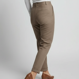Pantalon Ajusté Élégant Taille Haute Style Bureau Moderne