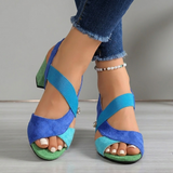 Sandales de marche classiques femme à fermeture réglable