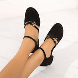 Chaussures Femme Bride Élégante – Ballerines Talon Bas