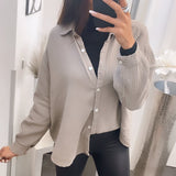 Cardigan Femme Élégant Ouvert Décontracté