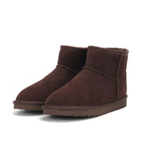 Bottines Fourrées Courtes Confort Doublure Chaude Style Hiver