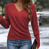 Pull Automne Élégant Vert Femme Héritage