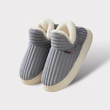 Chaussons Fourrés Antidérapants Confort Chaud Maison