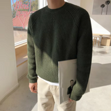 Grant – Pull en coton tricoté à coupe décontractée pour hommes