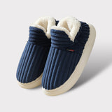 Chaussons Fourrés Antidérapants Confort Chaud Maison