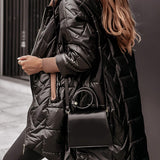 Veste femme à capuche avec fermeture zippée