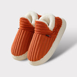 Chaussons Fourrés Antidérapants Confort Chaud Maison