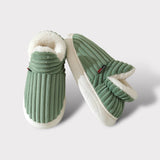 Chaussons Fourrés Antidérapants Confort Chaud Maison