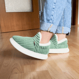 Chaussons Fourrés Antidérapants Confort Chaud Maison