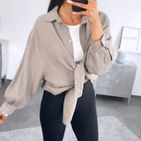 Cardigan Femme Élégant Ouvert Décontracté