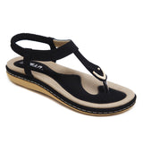 Sandales classiques ergonomiques pour femme, pieds larges