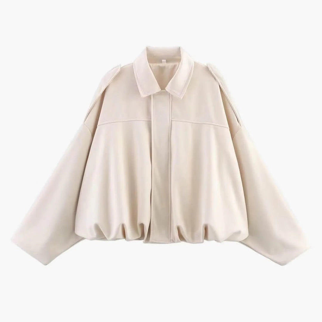 Blouson bomber femme en suédine à col