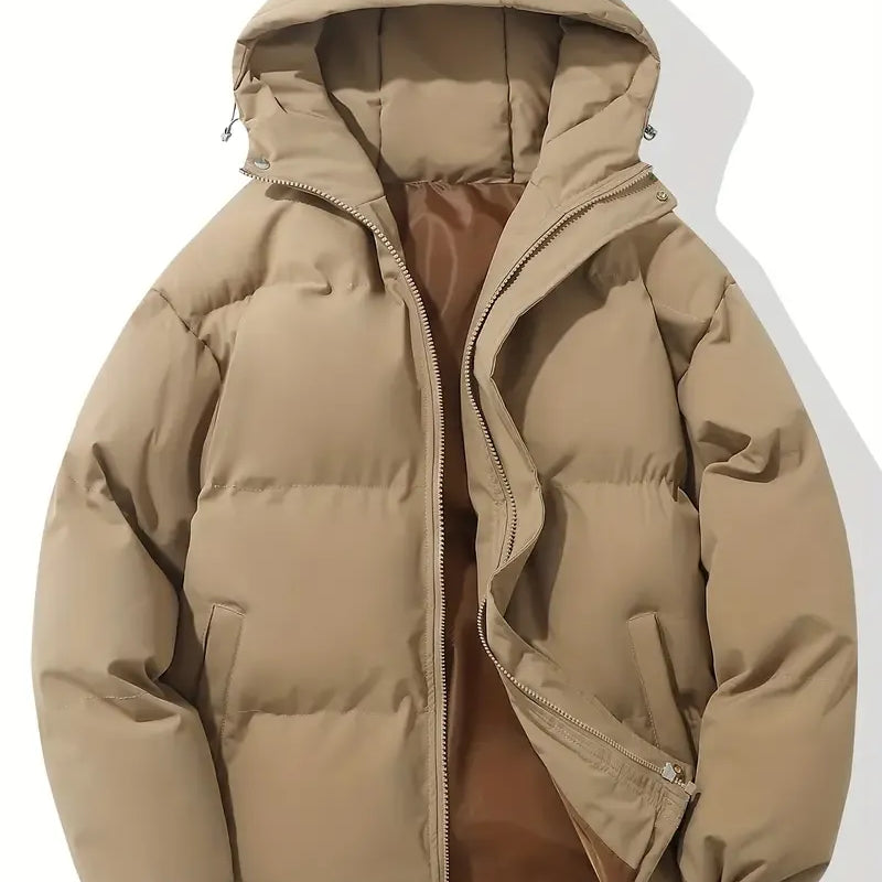 Doudoune femme matelassée à capuche et zip