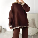 Ensemble Maille Oversize Confort Chic Décontracté