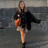 Cardigan Femme Boutonné Chic Oversize