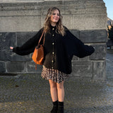 Cardigan Femme Boutonné Chic Oversize