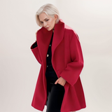 Manteau femme oversize col châle sans fermeture