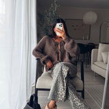 Pull Femme Laçage Devant – Maille Oversize Cocooning
