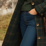 Manteau Carreaux Femme – Élégant Manteau Long Chic