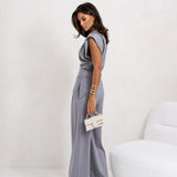 Ensemble Femme Haut Sans Manches et Pantalon Large Chic