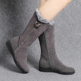 Bottes Hivères Noires Femme