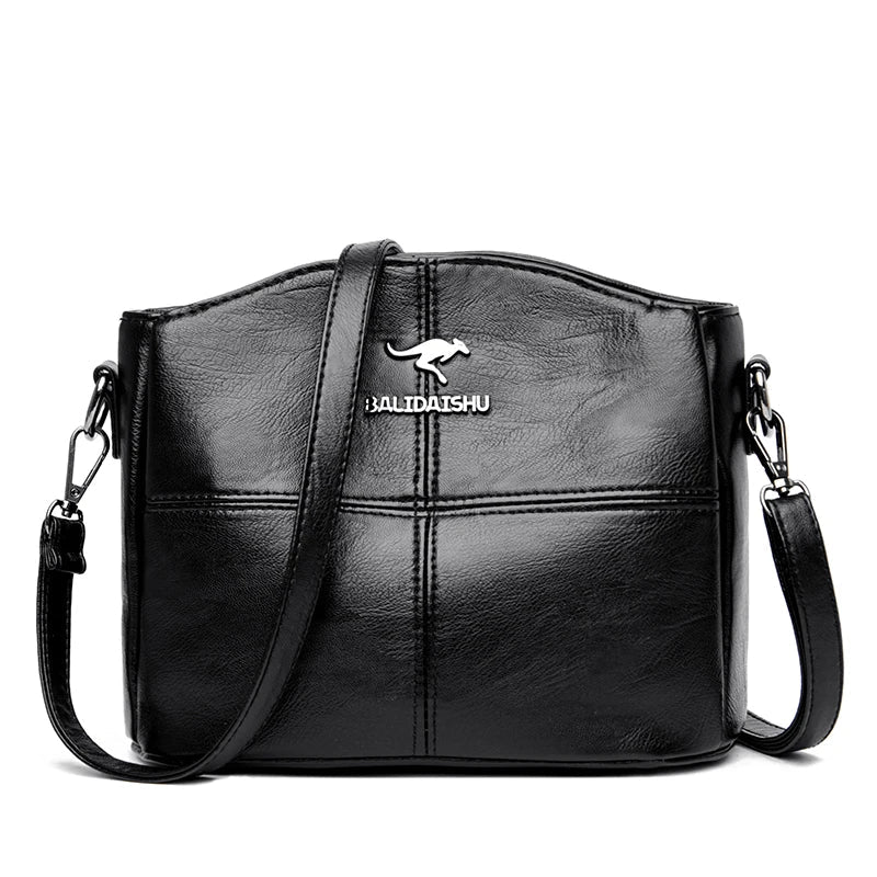 Sac bandoulière femme en cuir vegan à bandoulière amovible