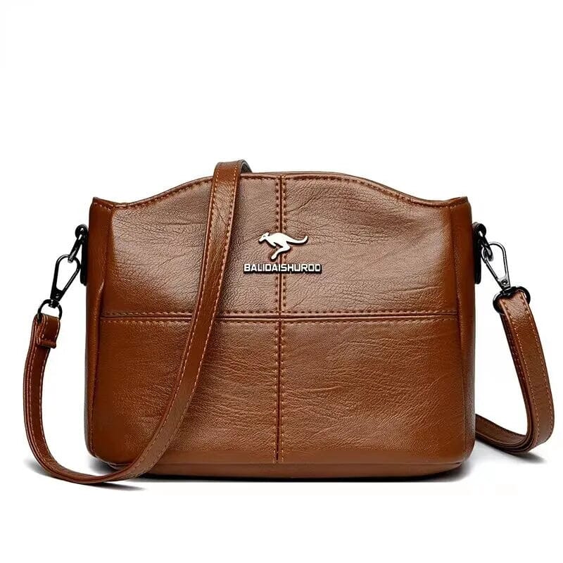 Sac bandoulière femme en cuir vegan à bandoulière amovible