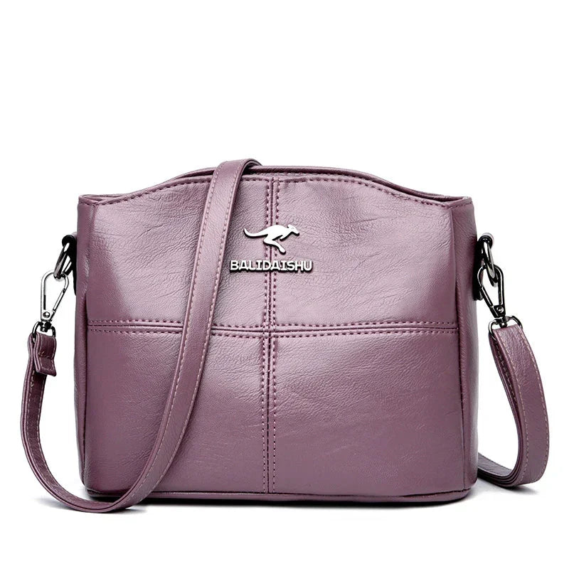Sac bandoulière femme en cuir vegan à bandoulière amovible